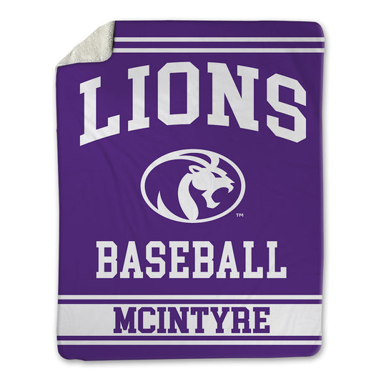 North Alabama - NCAA Baseball : Dominick Mcintyre - Blanket-0