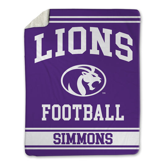 North Alabama - NCAA Football : Dawson Simmons - Blanket-0
