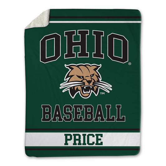 Ohio - NCAA Baseball : Landon Price - Blanket-0