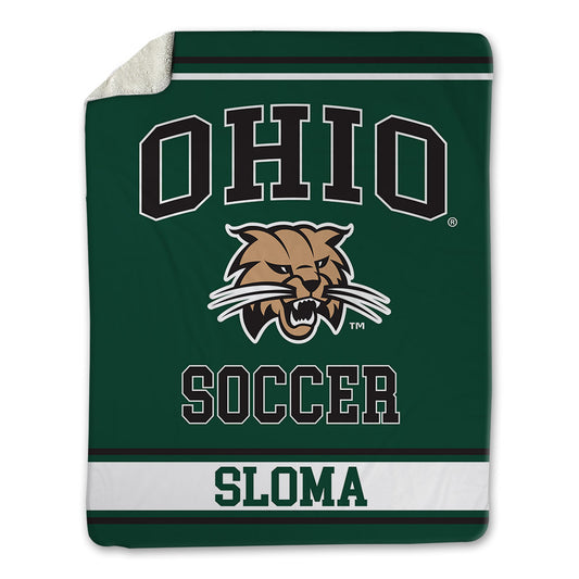 Ohio - NCAA Women's Soccer : Celeste Sloma - Blanket-0