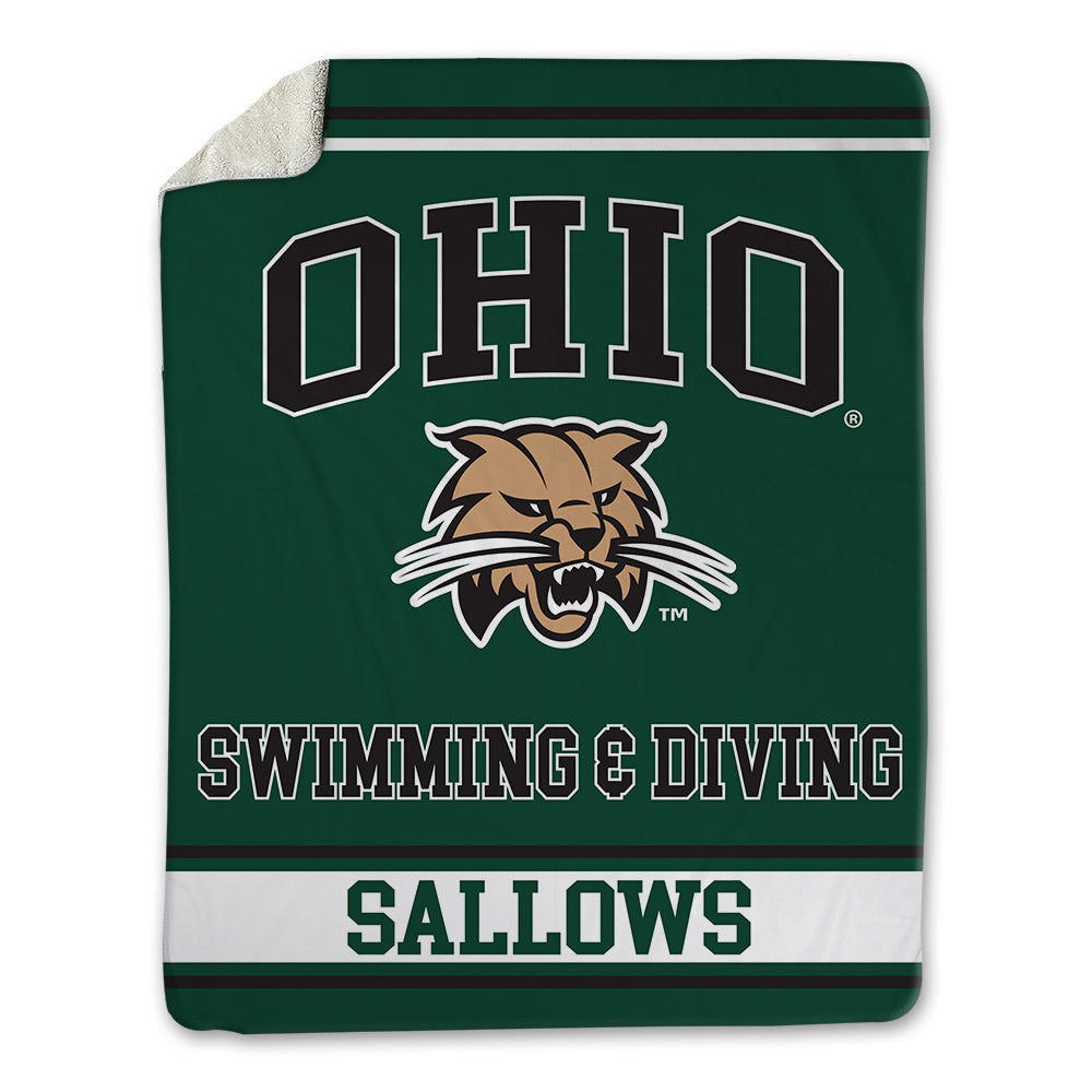 Ohio - NCAA Women's Swimming & Diving : Ashley Sallows - Blanket-0