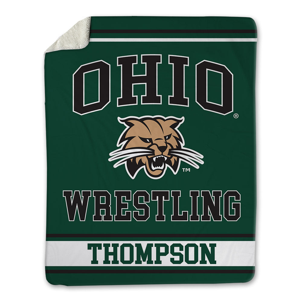 Ohio - NCAA Wrestling : Garrett Thompson - Blanket-0