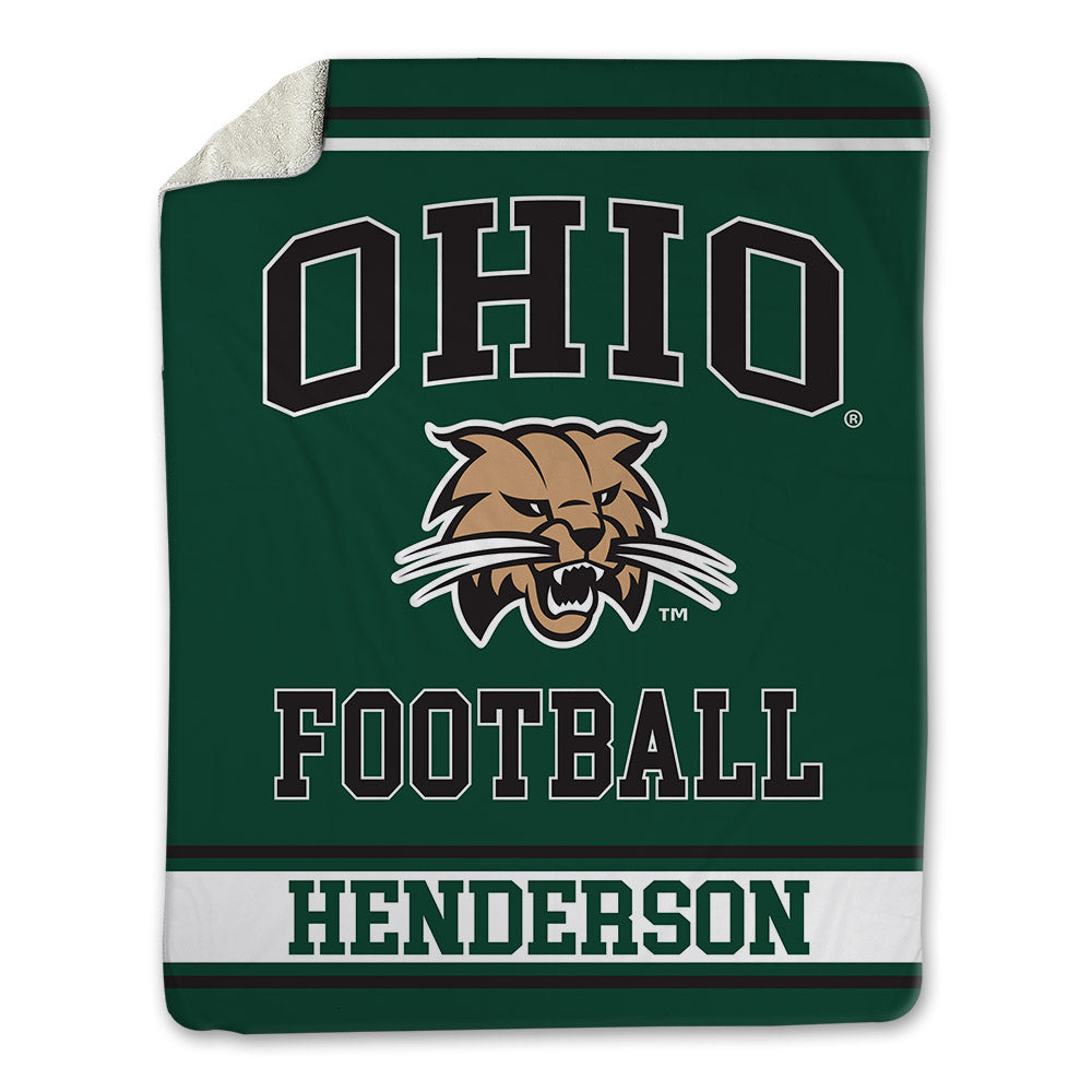 Ohio - NCAA Football : Bralen Henderson - Blanket-0