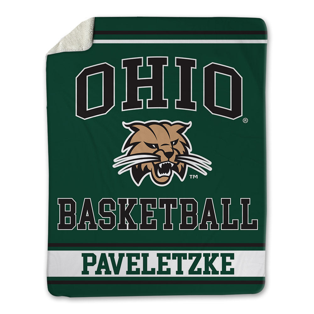 Ohio - NCAA Men's Basketball : Jackson Paveletzke - Blanket-0