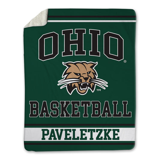 Ohio - NCAA Men's Basketball : Jackson Paveletzke - Blanket-0