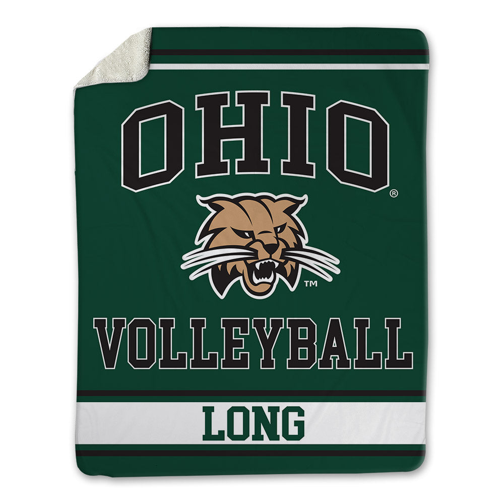 Ohio - NCAA Women's Volleyball : Madyson Long - Blanket-0