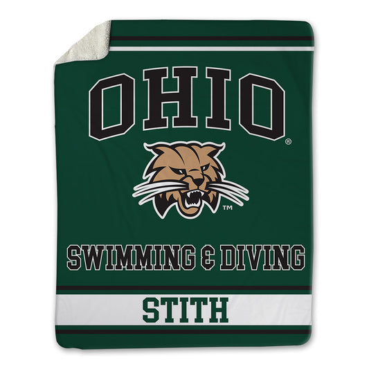 Ohio - NCAA Women's Swimming & Diving : AnnaLiess Stith - Blanket-0