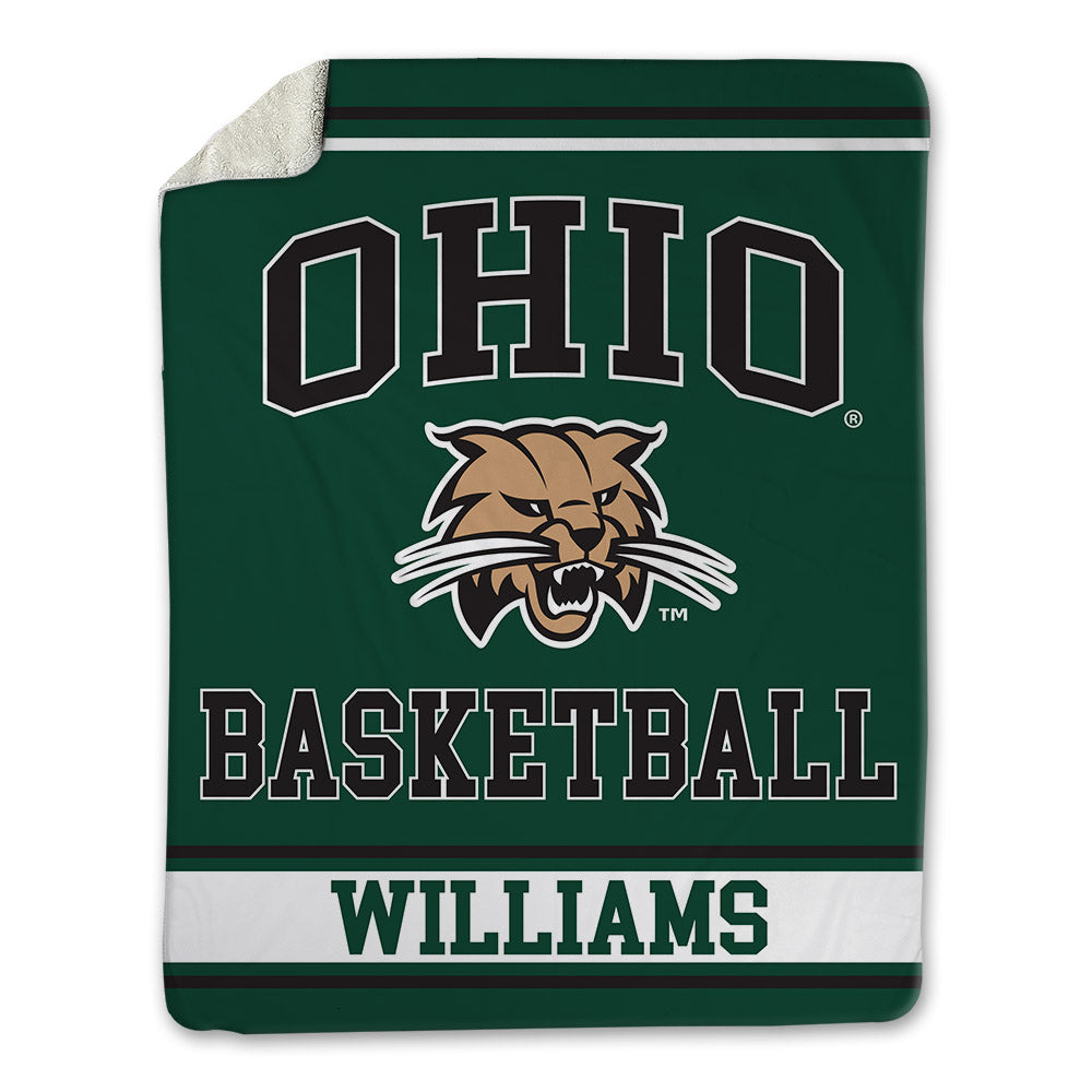 Ohio - NCAA Women's Basketball : Monica Williams - Blanket-0