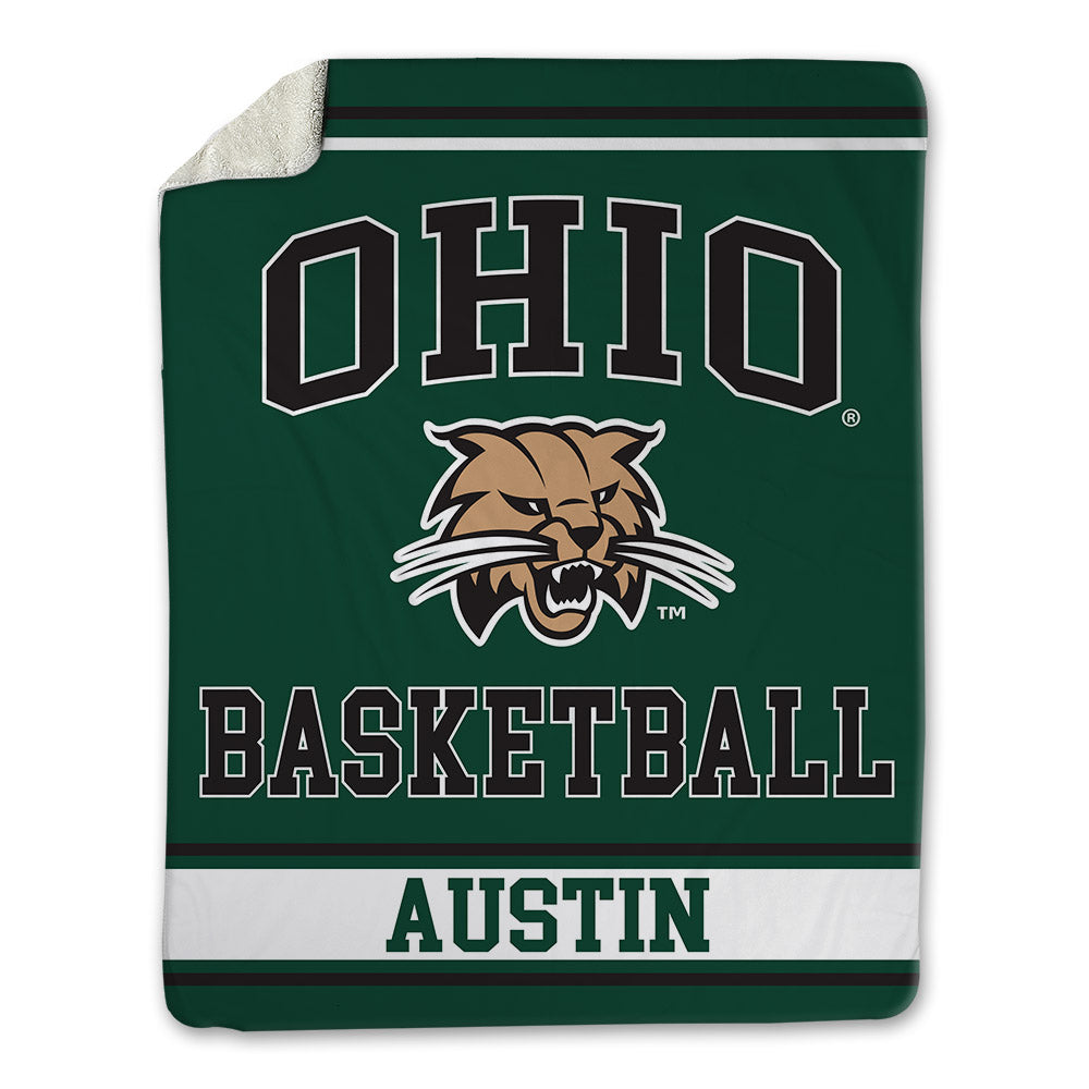 Ohio - NCAA Women's Basketball : Aja Austin - Blanket-0