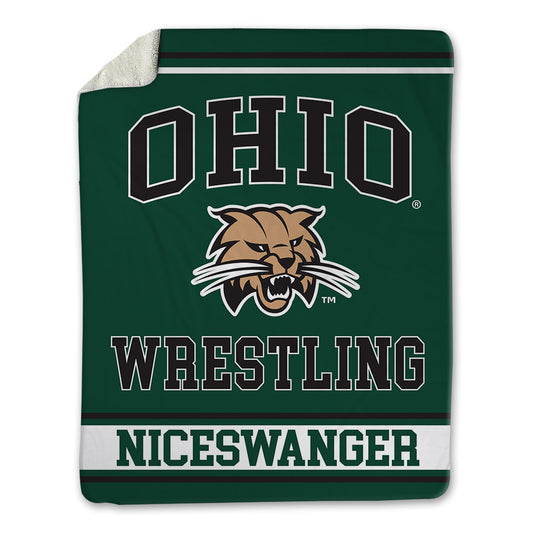 Ohio - NCAA Wrestling : Logan Niceswanger - Blanket-0