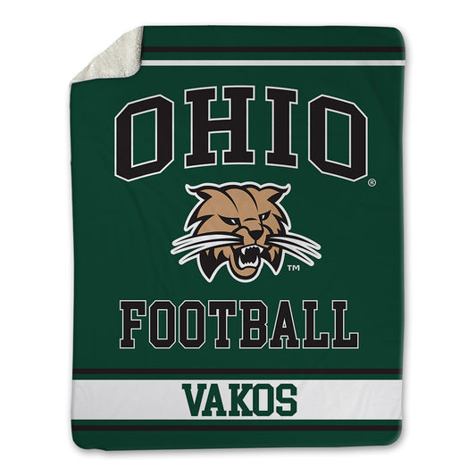 Ohio - NCAA Football : Nathanial Vakos - Blanket-0