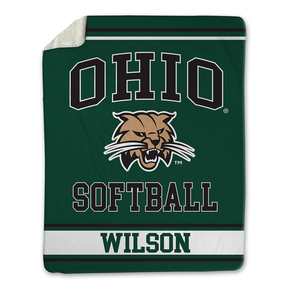 Ohio - NCAA Softball : Izzie Wilson - Blanket-0