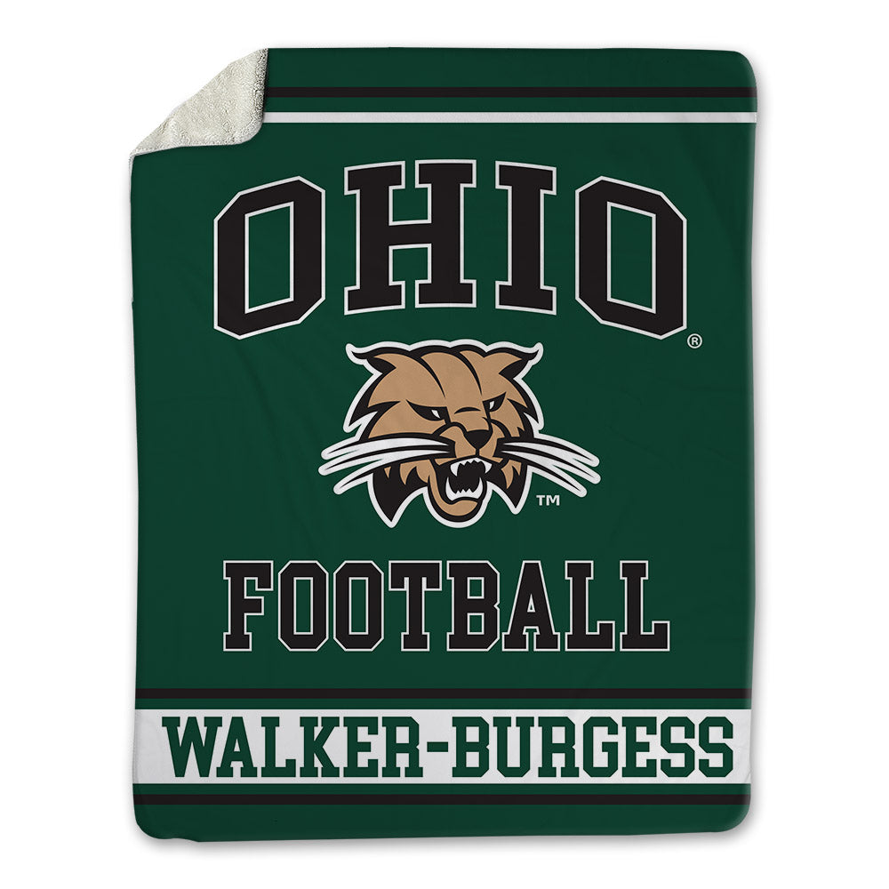 Ohio - NCAA Football : Marcel Walker-Burgess - Blanket-0