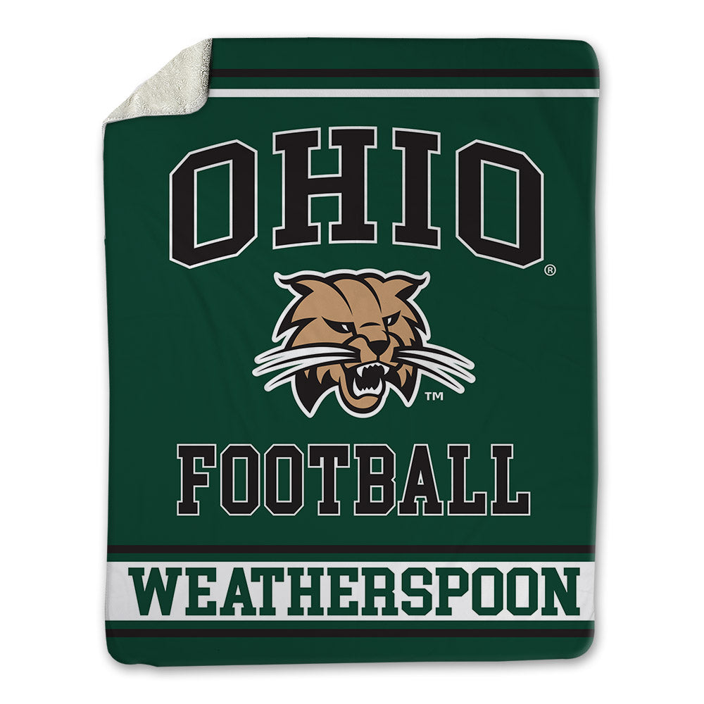 Ohio - NCAA Football : Davion Weatherspoon - Blanket-0