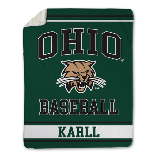 Ohio - NCAA Baseball : Caleb Karll - Blanket-0