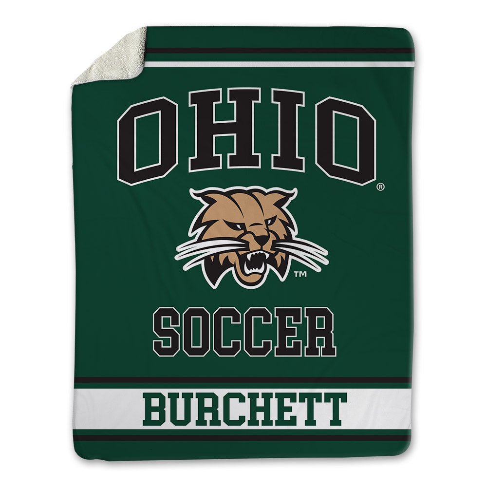 Ohio - NCAA Women's Soccer : Anna Burchett - Blanket-0