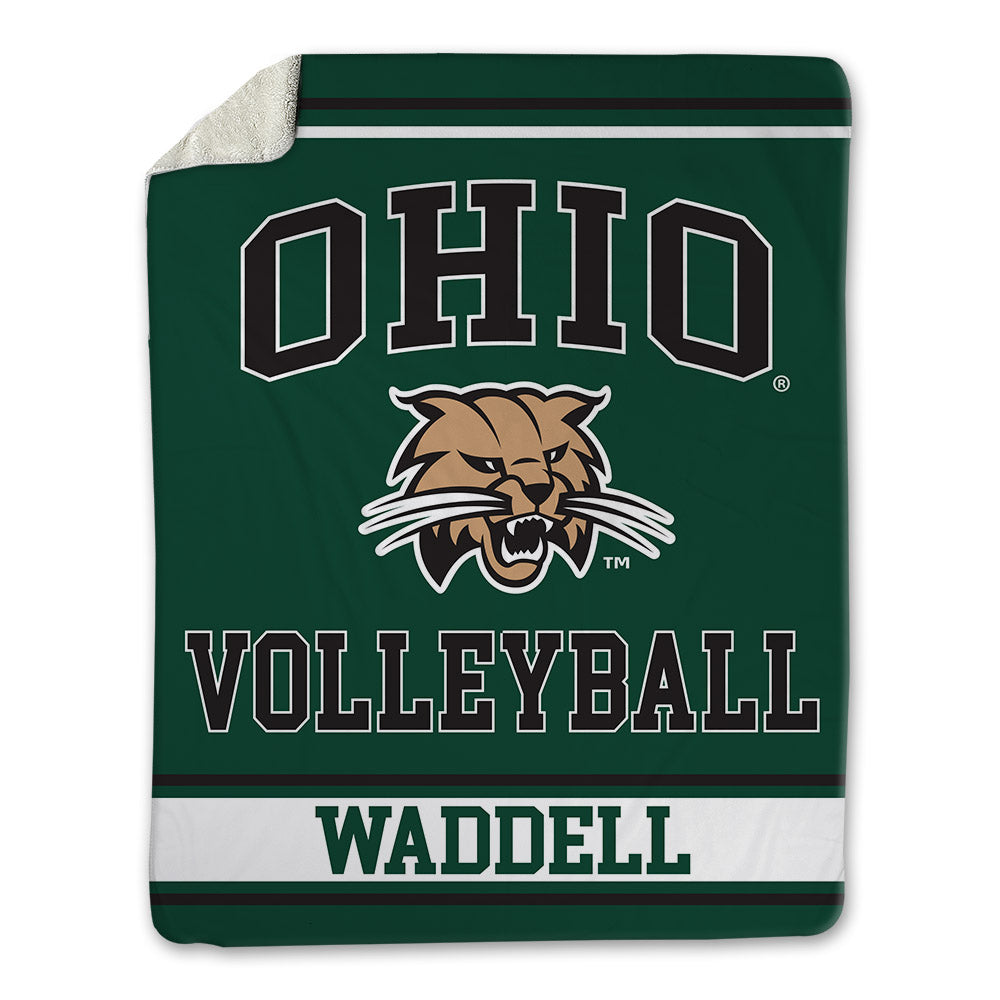 Ohio - NCAA Women's Volleyball : Emily Waddell - Blanket-0