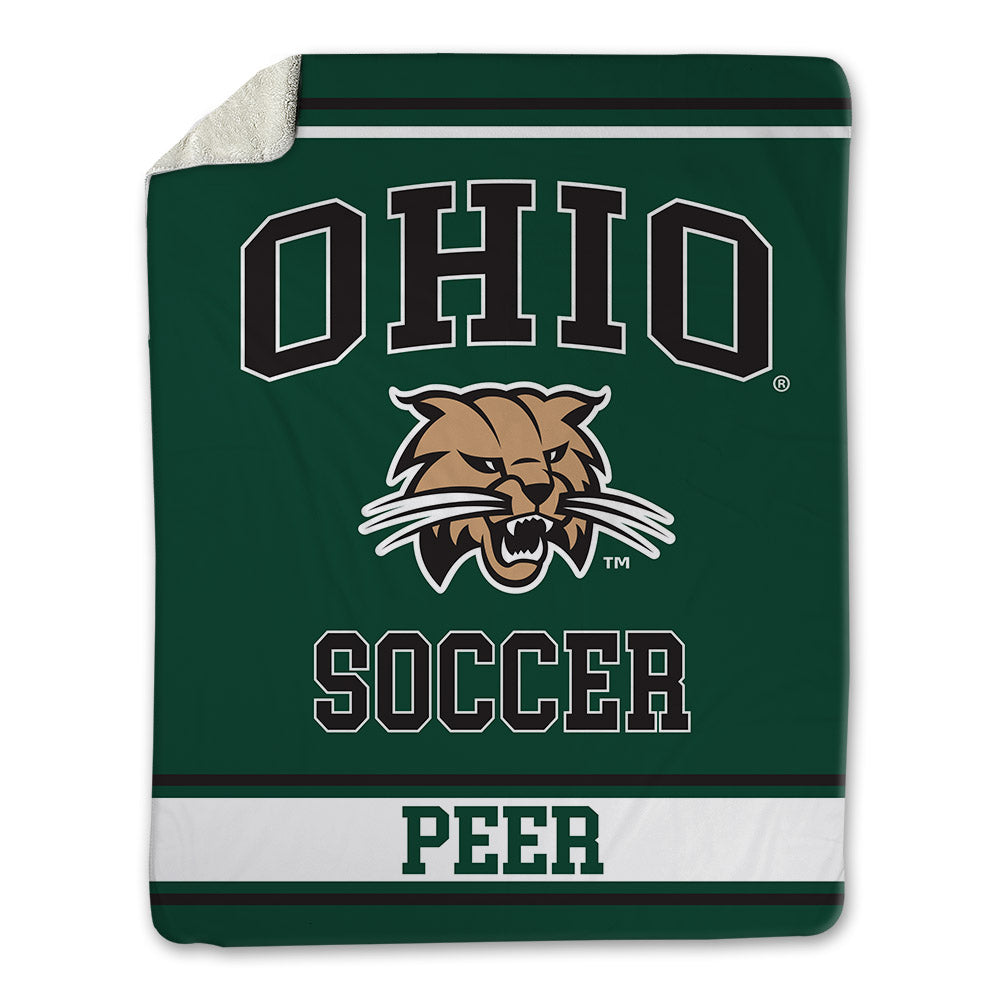 Ohio - NCAA Women's Soccer : Melia Peer - Blanket-0