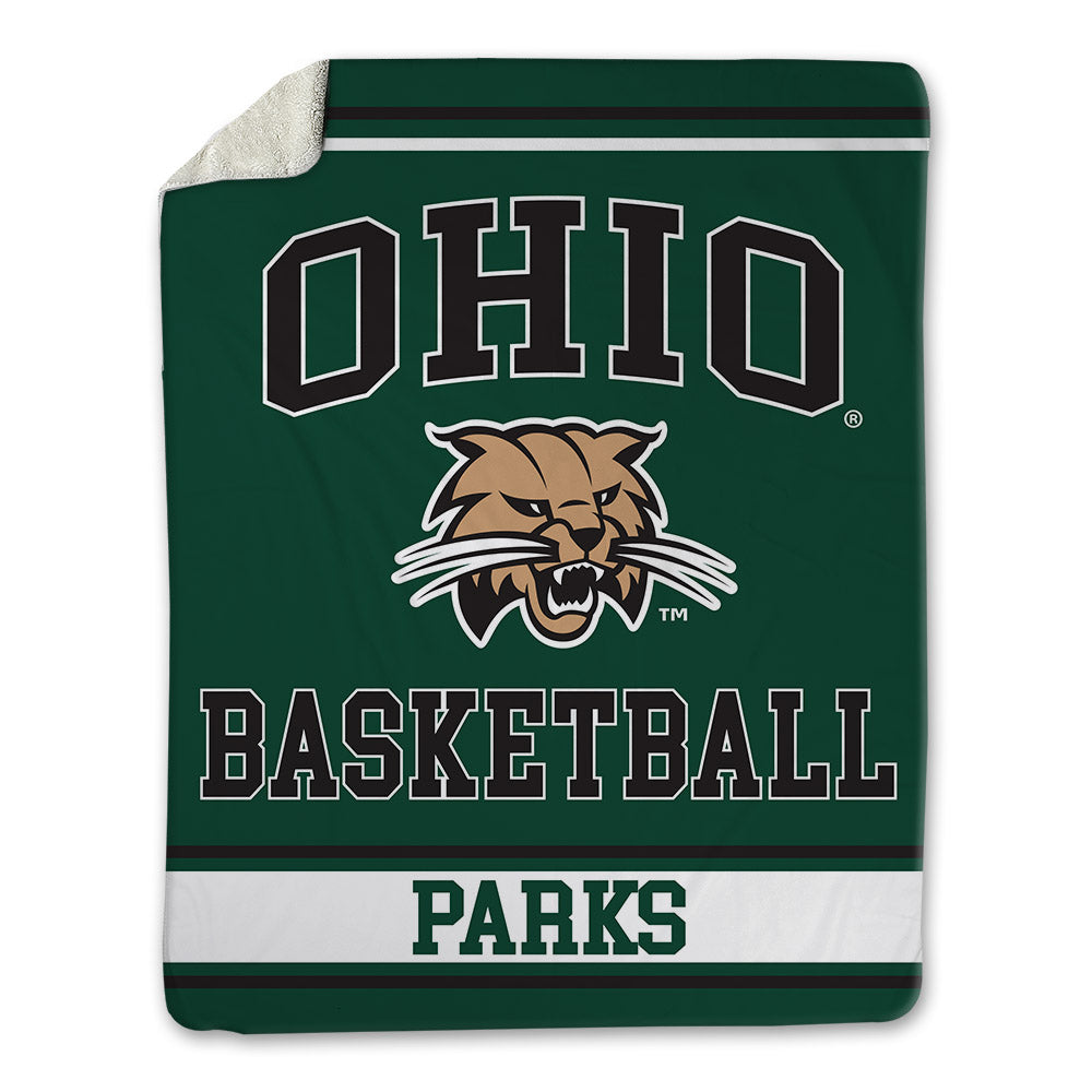 Ohio - NCAA Men's Basketball : Austin Parks - Blanket-0