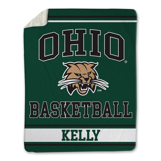 Ohio - NCAA Men's Basketball : JJ Kelly - Blanket-0