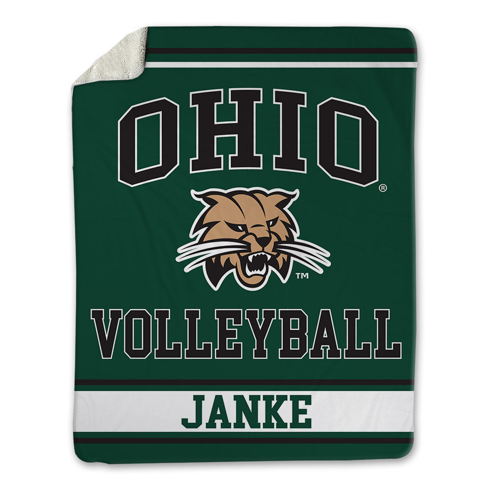 Ohio - NCAA Women's Volleyball : Bryn Janke - Blanket-0