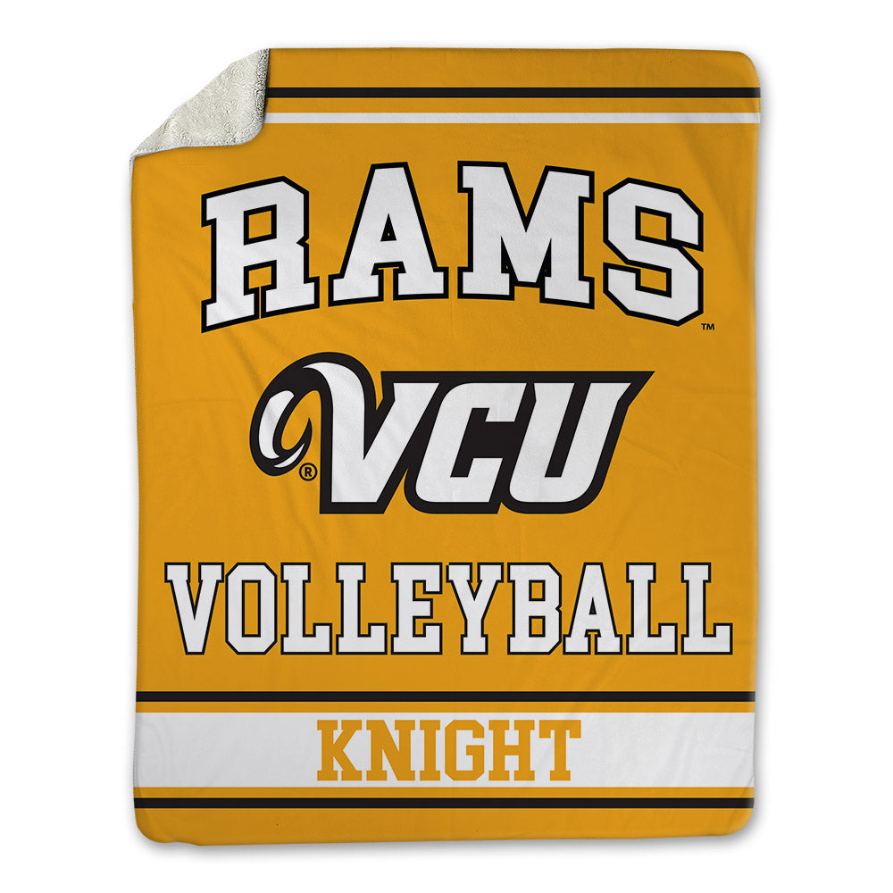 VCU - NCAA Women's Volleyball : Jasmine Knight - Blanket-0