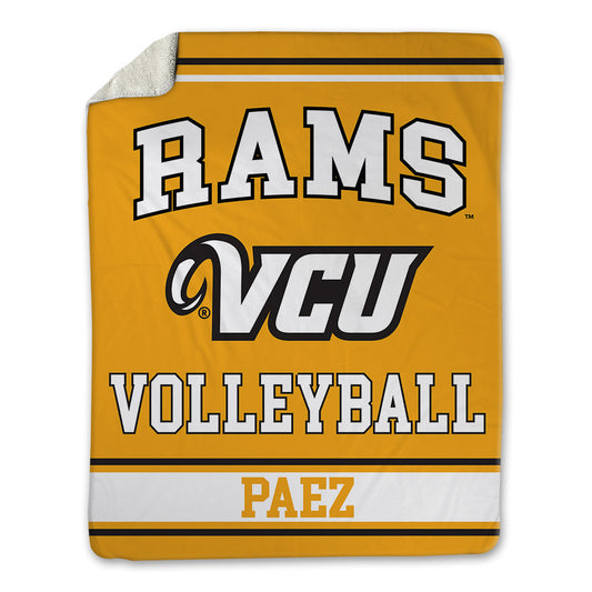 VCU - NCAA Women's Volleyball : Katie Paez - Blanket-0