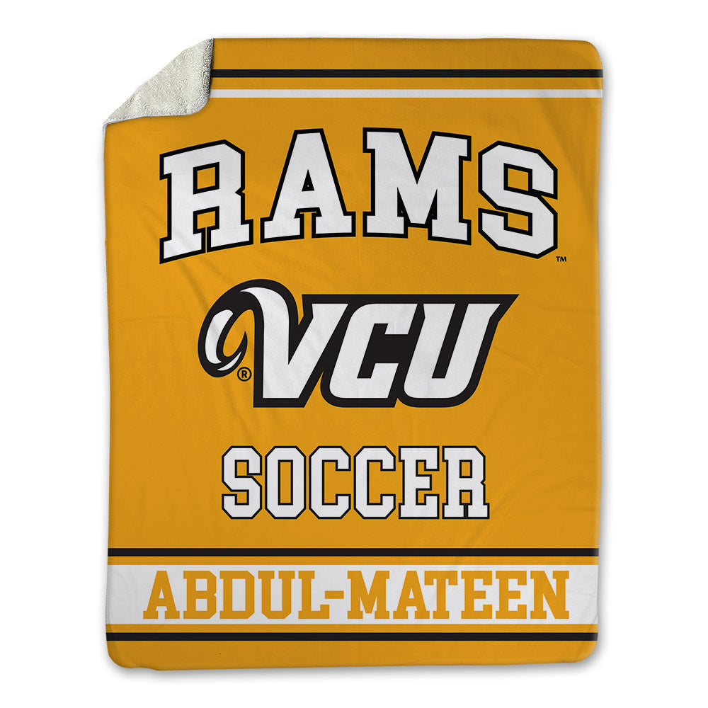 VCU - NCAA Men's Soccer : Sulaiman Abdul-Mateen - Blanket-0