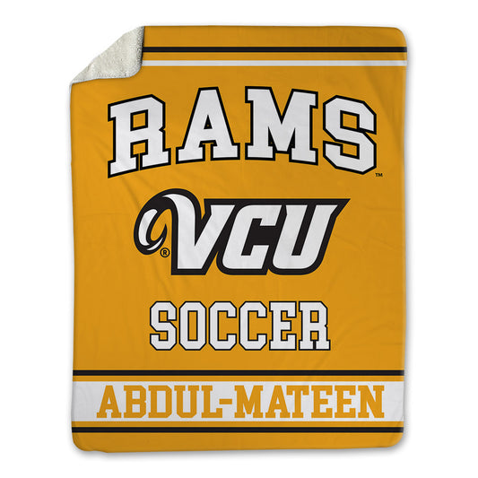 VCU - NCAA Men's Soccer : Sulaiman Abdul-Mateen - Blanket-0