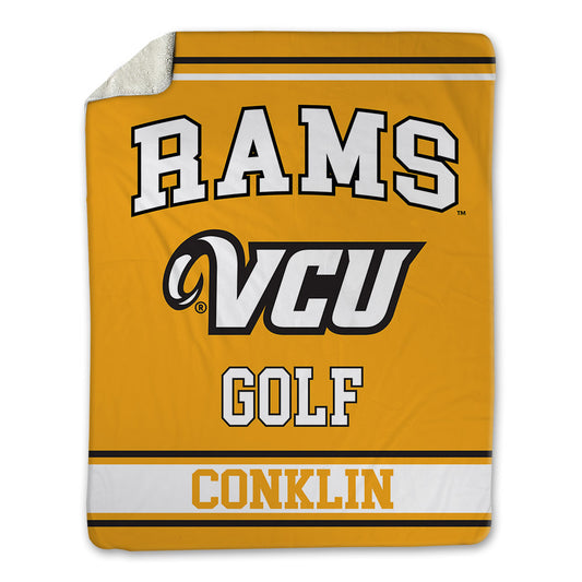 VCU - NCAA Men's Golf : Jacob Conklin - Blanket-0