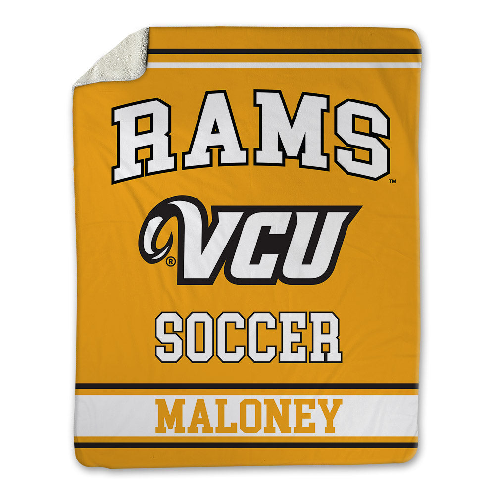 VCU - NCAA Men's Soccer : Trevor Maloney - Blanket-0