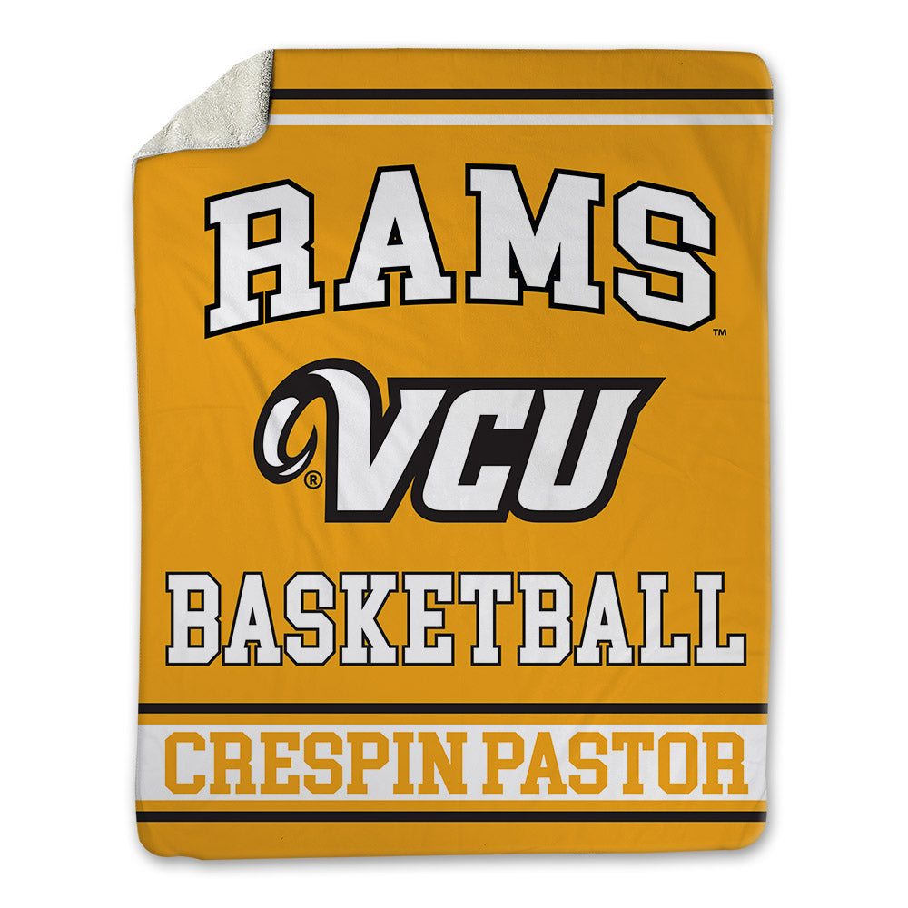 VCU - NCAA Women's Basketball : Laia Crespin Pastor - Blanket-0