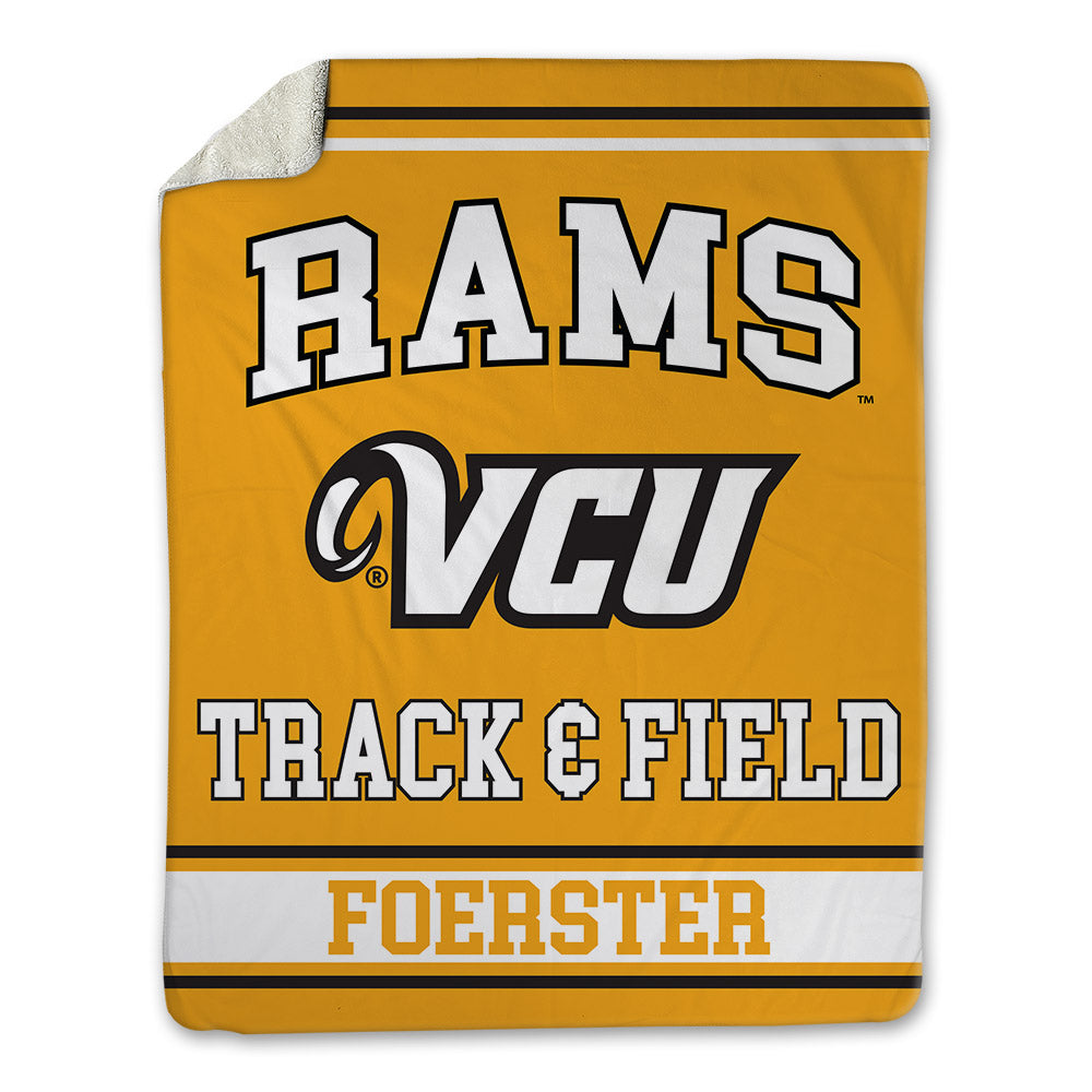 VCU - NCAA Men's Track & Field : Tate Foerster - Blanket-0