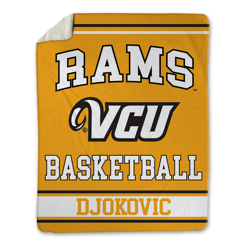 VCU - NCAA Men's Basketball : Lazar Djokovic - Blanket-0