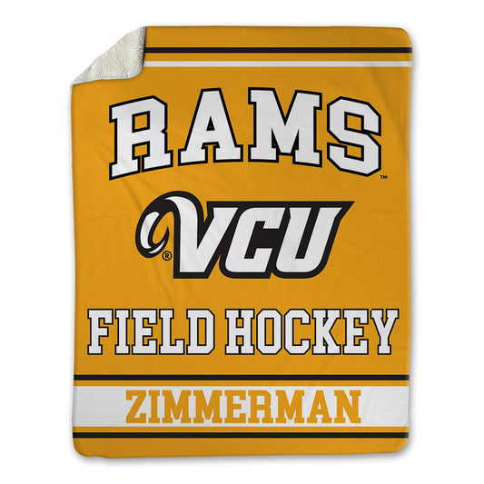 VCU - NCAA Women's Field Hockey : Hannah Zimmerman - Blanket-0
