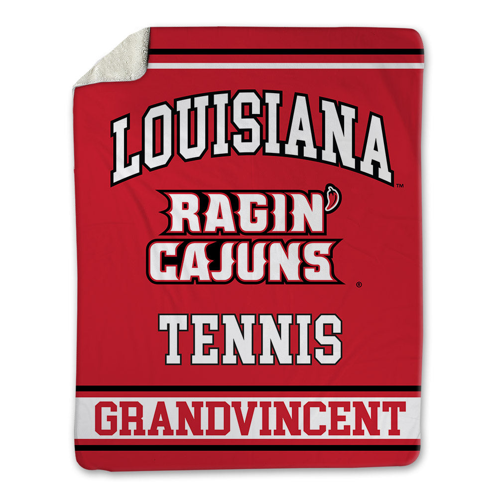 Louisiana - NCAA Men's Tennis : Sacha Grandvincent - Blanket-0