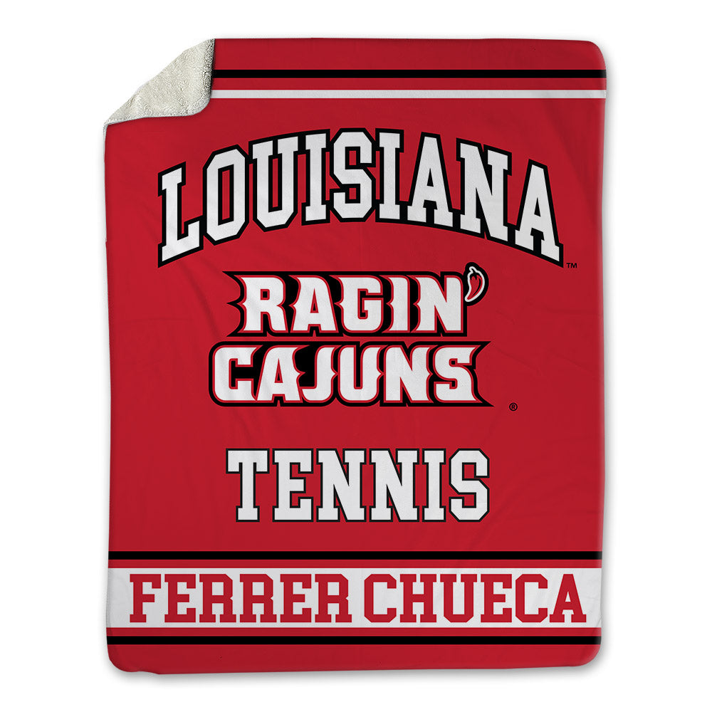 Louisiana - NCAA Men's Tennis : Alejo Ferrer Chueca - Blanket-0