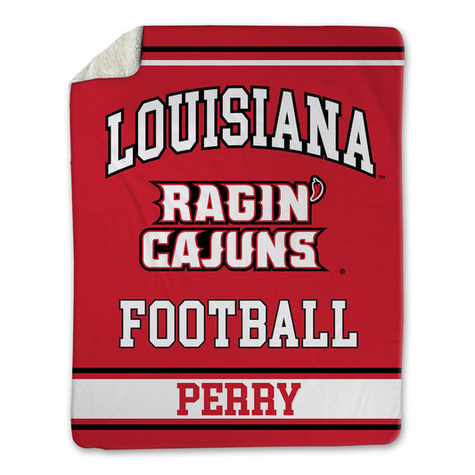 Louisiana - NCAA Football : Zylan Perry - Blanket-0