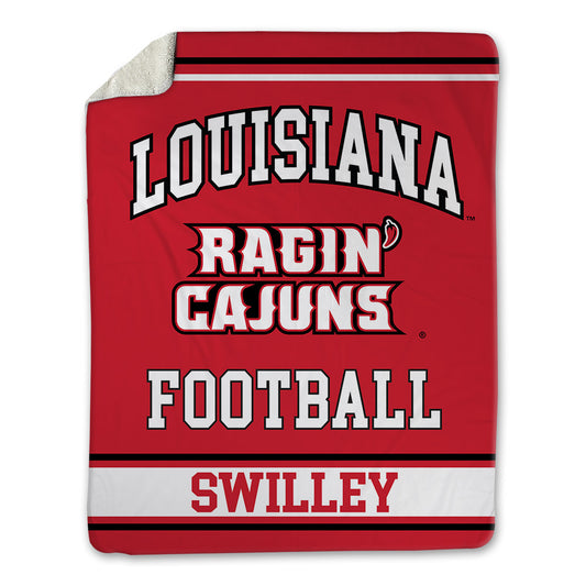 Louisiana - NCAA Football : Hutch Swilley - Blanket-0