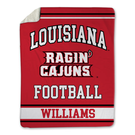 Louisiana - NCAA Football : Bryant Williams - Blanket-0