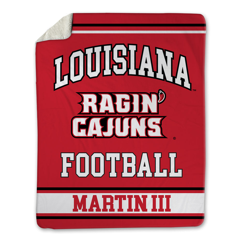 Louisiana - NCAA Football : Dale Martin III - Blanket-0