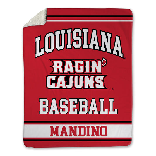 Louisiana - NCAA Baseball : Maddox Mandino - Blanket-0