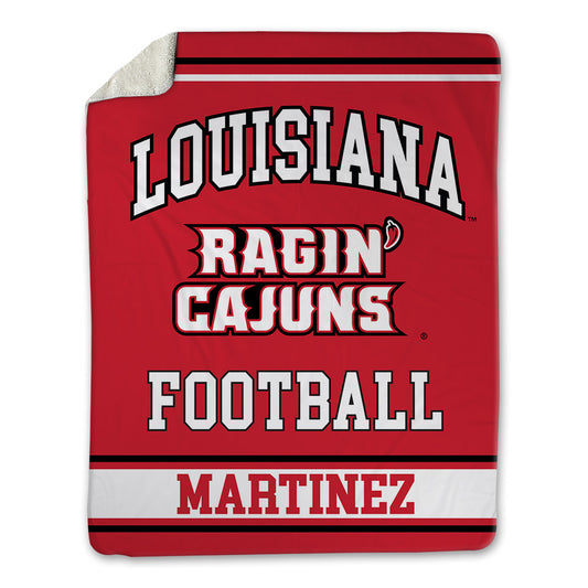 Louisiana - NCAA Football : Andrew Martinez - Blanket-0