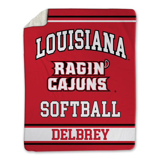 Louisiana - NCAA Softball : Lexie Delbrey - Blanket-0