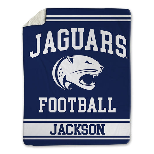 South Alabama - NCAA Football : Kaleb Jackson - Blanket-0