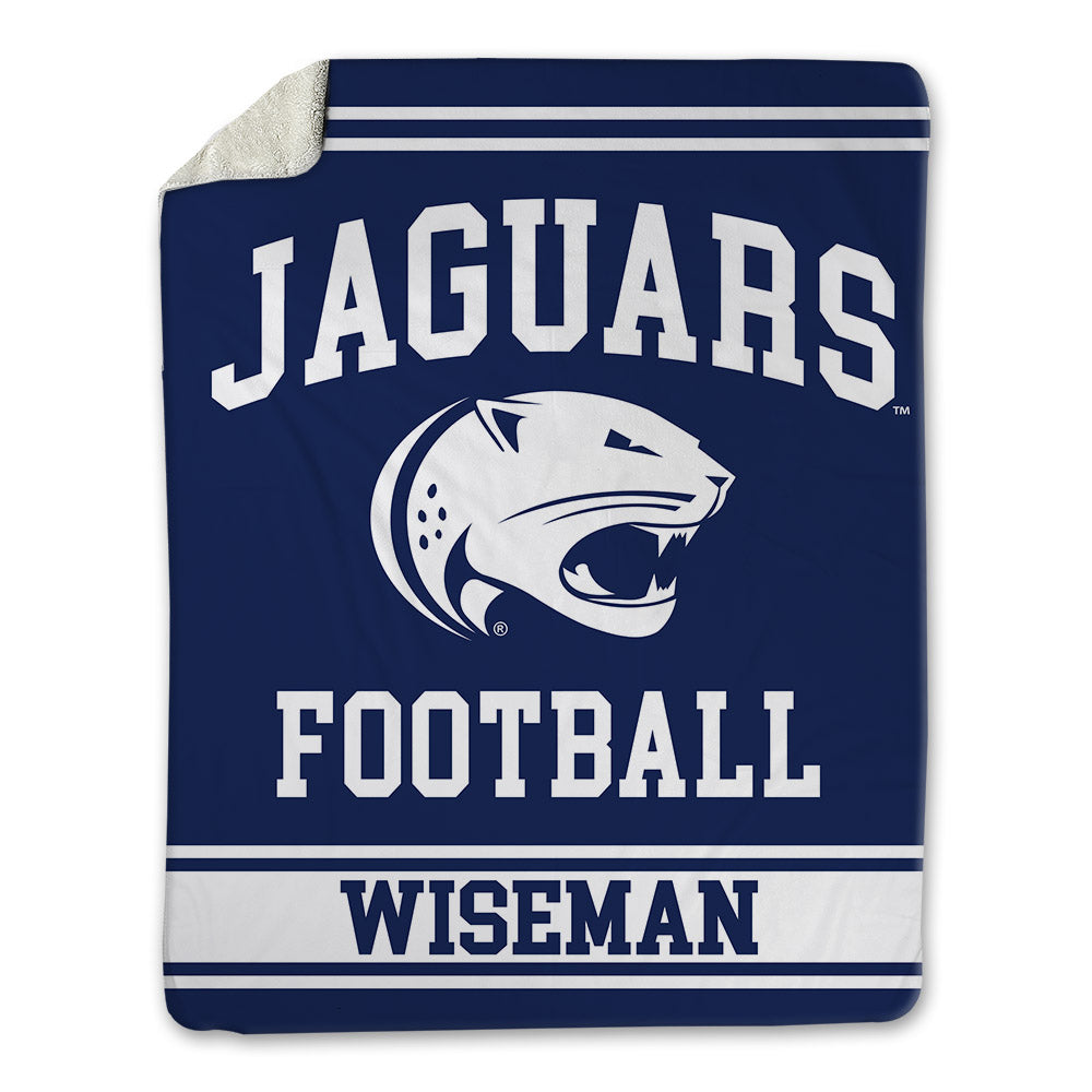 South Alabama - NCAA Football : Dominic Wiseman - Blanket-0