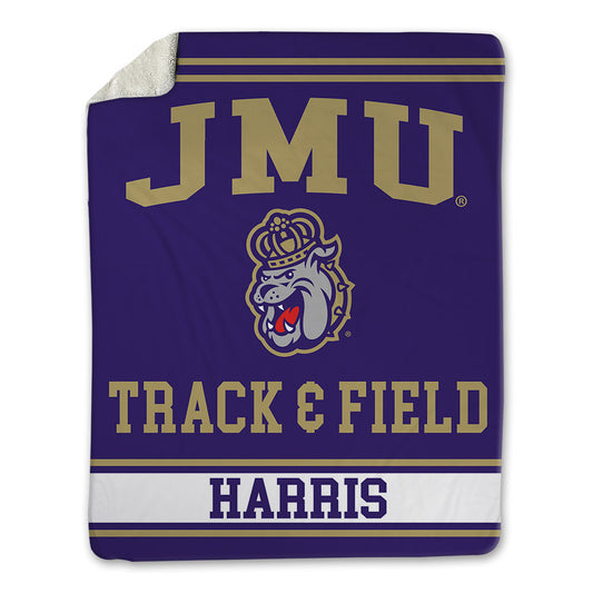 JMU - NCAA Women's Track & Field : Darian Harris - Blanket-0