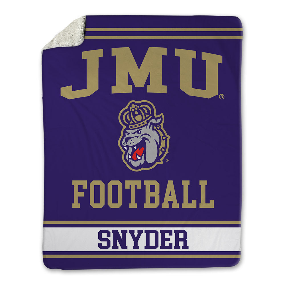 JMU - NCAA Football : Jackson Snyder - Blanket-0