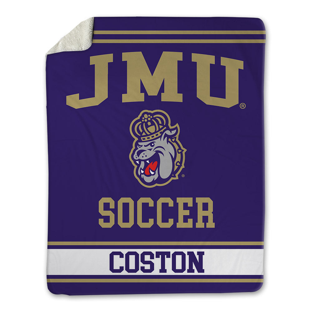 JMU - NCAA Women's Soccer : Bailey Coston - Blanket-0