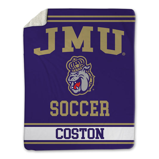 JMU - NCAA Women's Soccer : Bailey Coston - Blanket-0